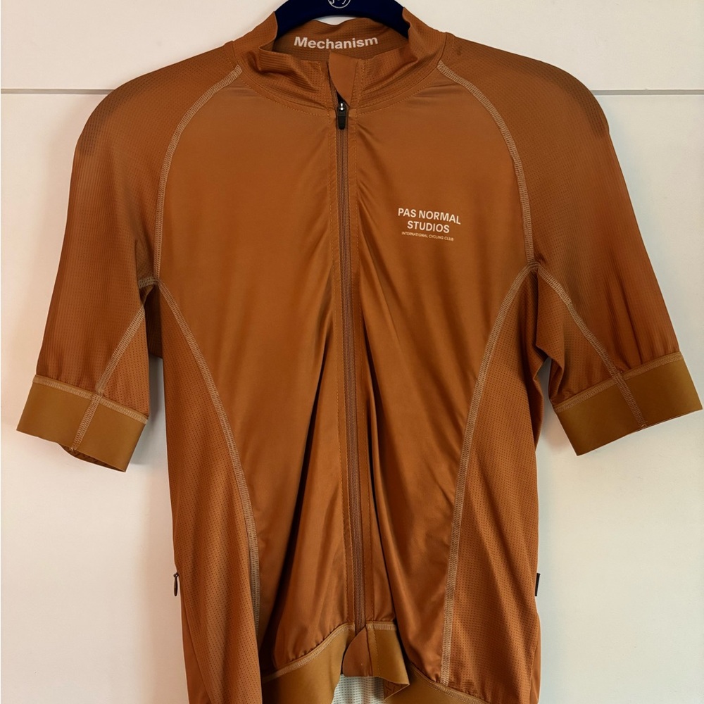 Pas Normal Studios Rust Brown Cycling Jersey